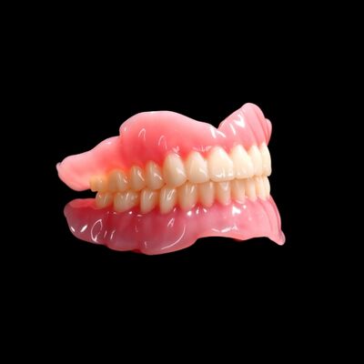 주문 인쇄 된 전체 제거 가능한 치아 디지털 완전한 치아 분홍색 online manufacture